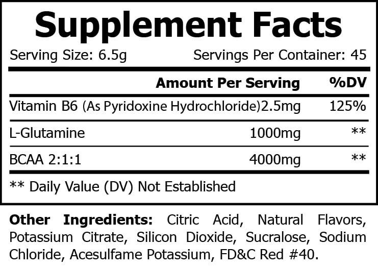 BCAA (Fruit Punch) - NXTREP